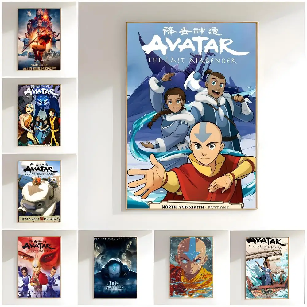 fantasy anime a-avatar the last airbender Poster Classic Wall Art  Home Decor  Peel and Stick Unframed