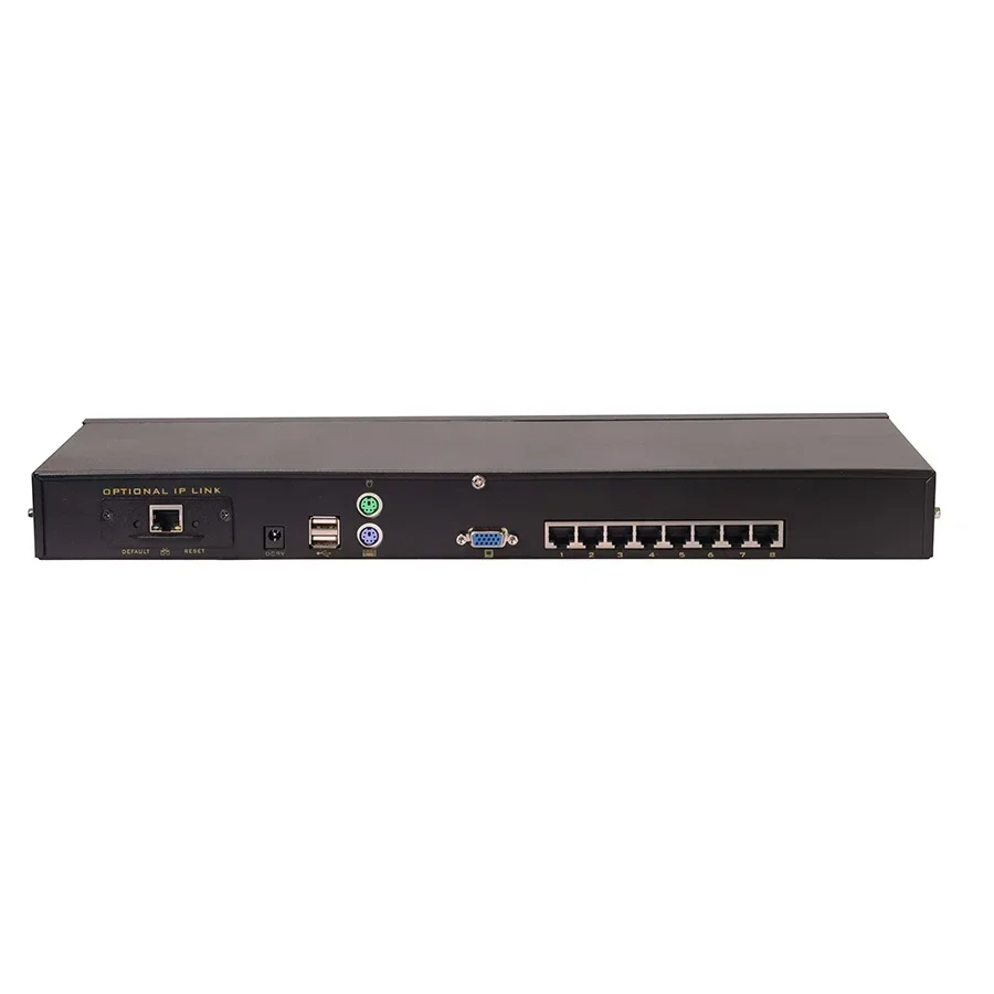 

IP Remote 4/8/16 Ports 1U 19'' Mounting Bracket Cat5 RJ45 Network KVM Switch
