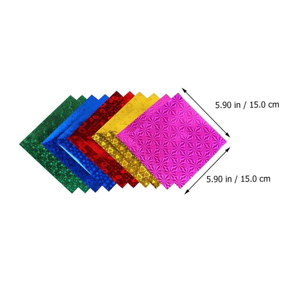 100 stuks origami vouwpapier flitsend kleurenpapier DIY handgemaakte ambachten handwerk voor thuis klas kerstfeest