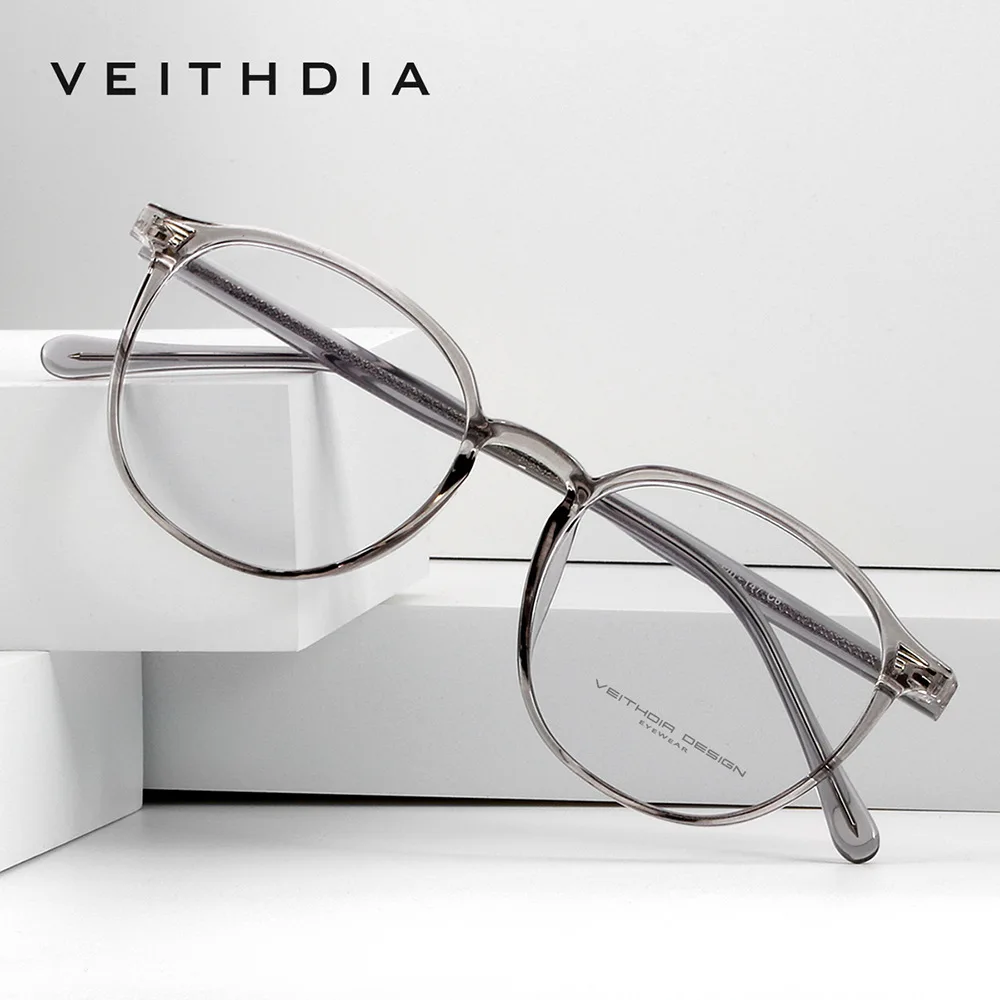 

VEITHDIA Women Glasses Fashion Retro Men Anti Blue Light Laser Fatigue Computer Goggles Optical Eyeglasses Frame For Female 0738