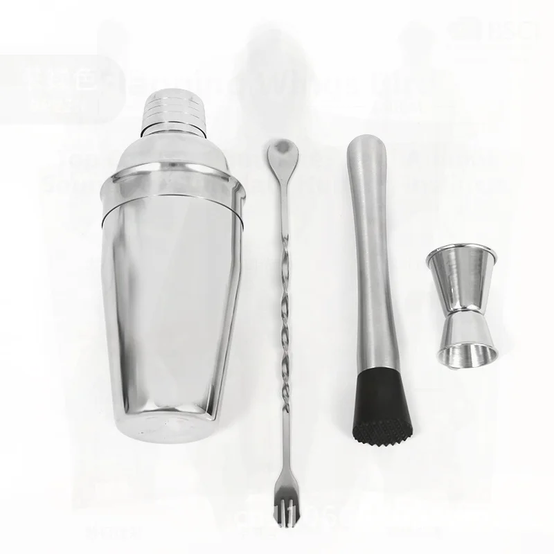 

201 Stainless Steel Bartender Set Check Cup Series - 25PCS Bar Tools Wine Utensils Minimalist Style for Cocktail Enthusiasts