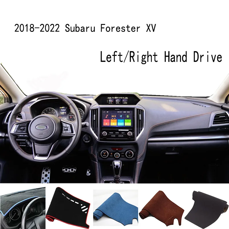 For 2018-2022 Subaru Forester Impreza XV Accessories Dashboard Cover Instrument Panel Dash Mat Dashmat Protective Pad