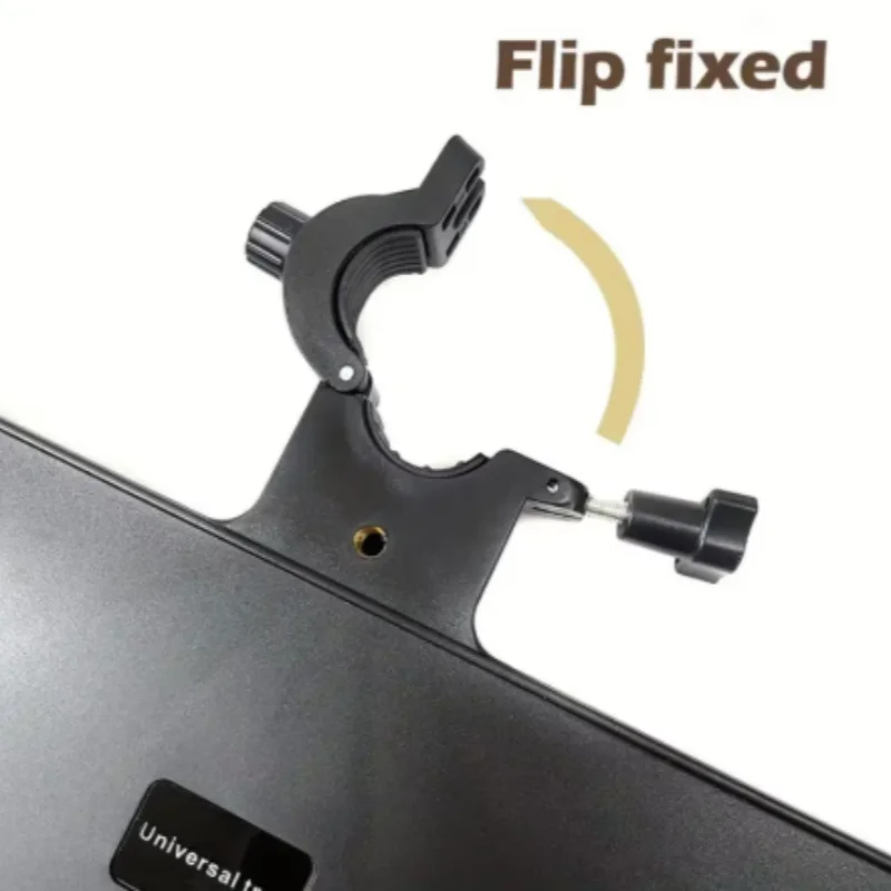 Eyelash Tray Holder Half Moon Light Lamp Universal Clamp Clip Platform Adjustable With Phone Holder Eyelash Makeup Cosmetic Tray