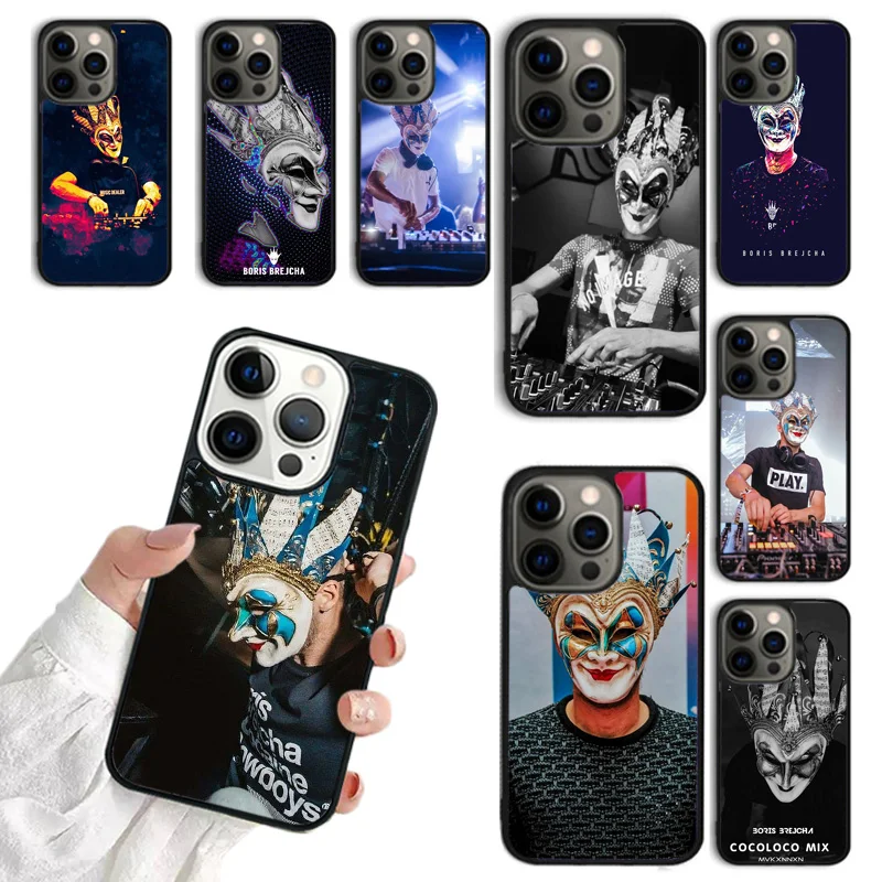 DJ Boris Brejcha Mobile Phone Cases Cover For iPhone 16 6 7 8 Plus SE2020 Coque For iPhone 16 15 14 12 13 mini 11 Pro MAX XS