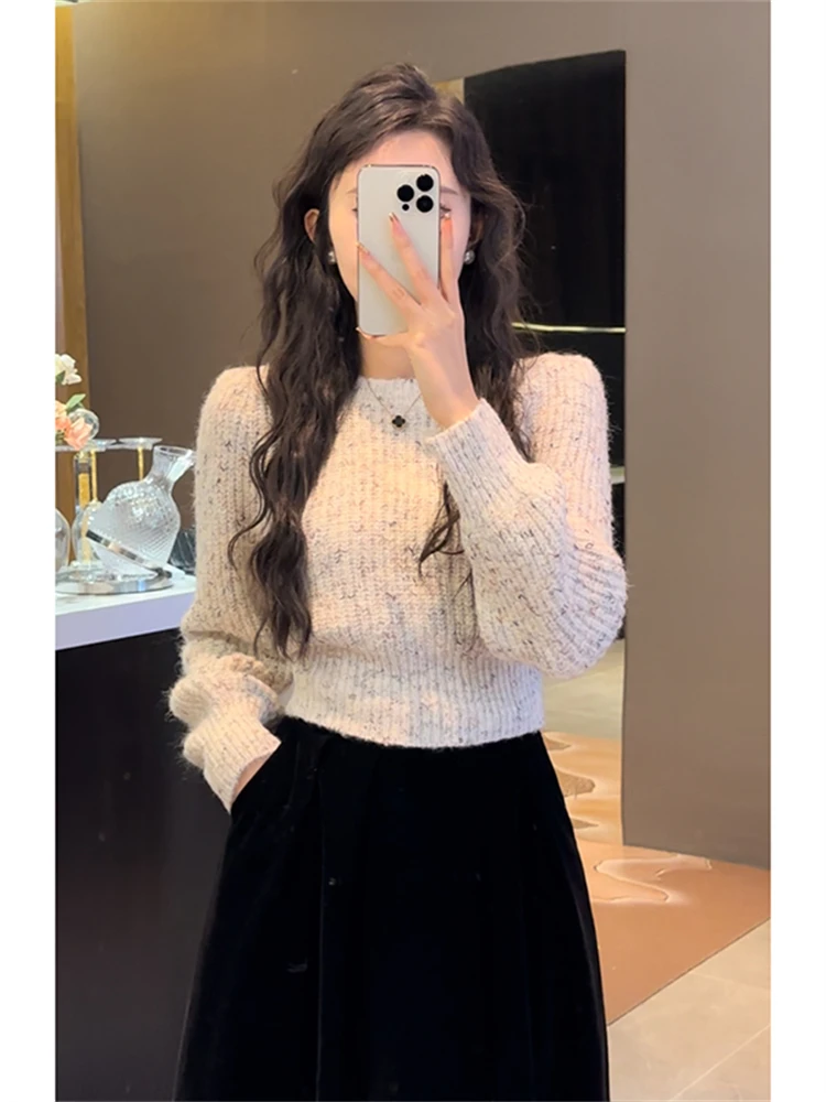 Women Sweater Womens Winter Sweaters Pullover Traf Female Knitting Overszie Long Sleeve Loose Knitted Outerwear ropa de mujer