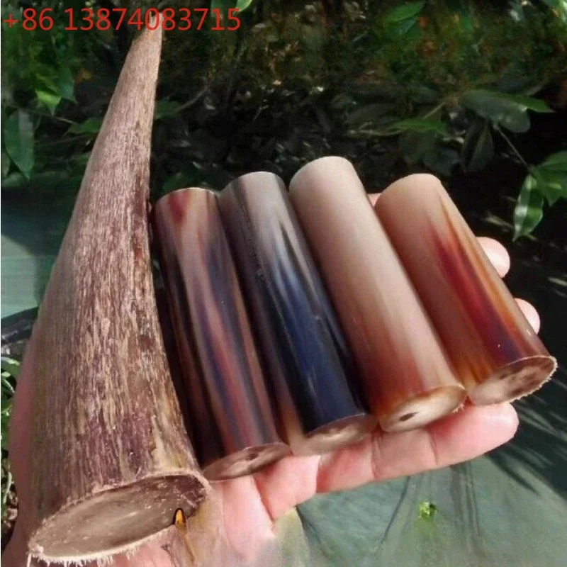 Natural Horns Red Pattern For Knife Handle,Bead,Board Finger DIY Craftsmanship