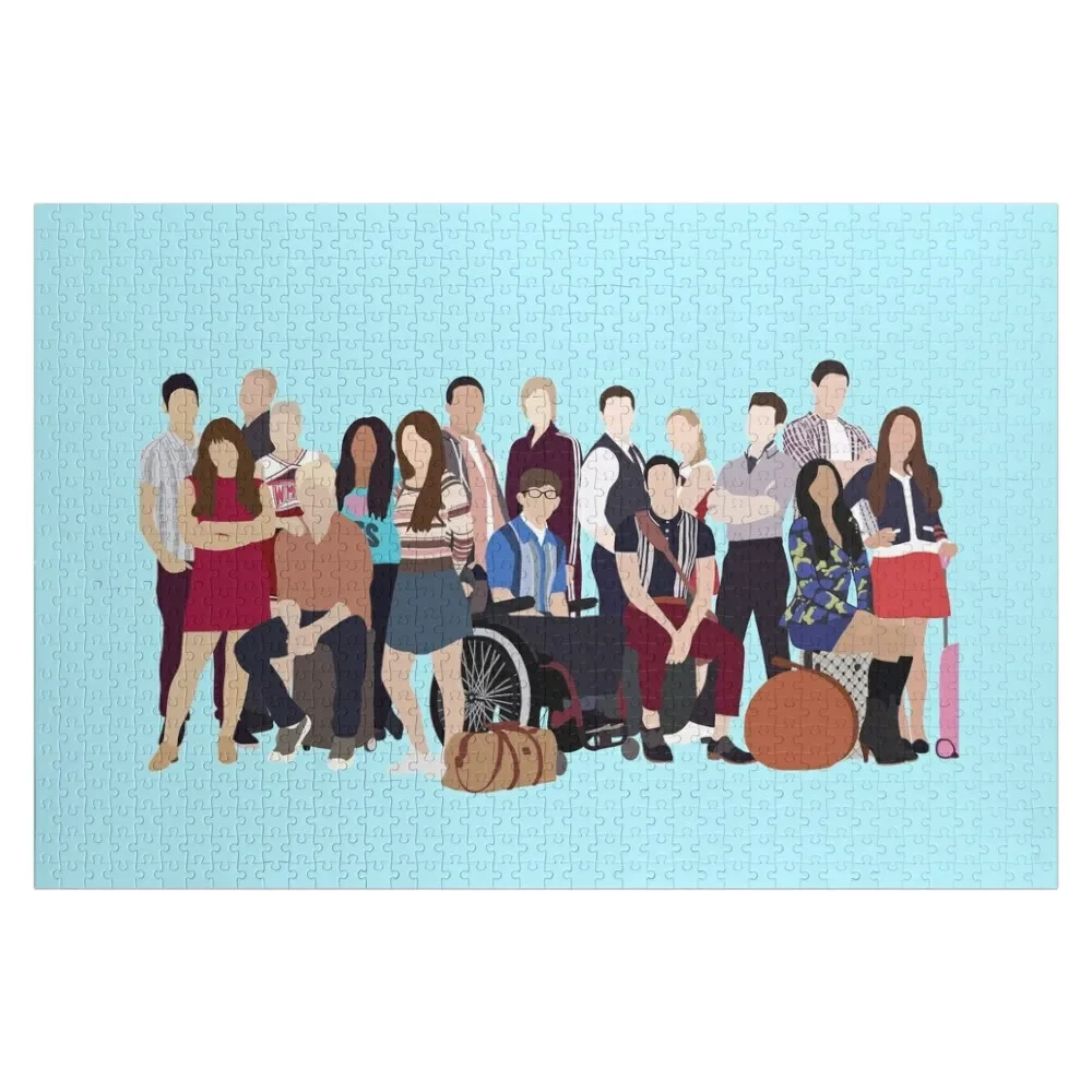 

Glee characters (without sign) Jigsaw Puzzle Wooden Adults Wooden Animal Photo Personalized Gifts Puzzle