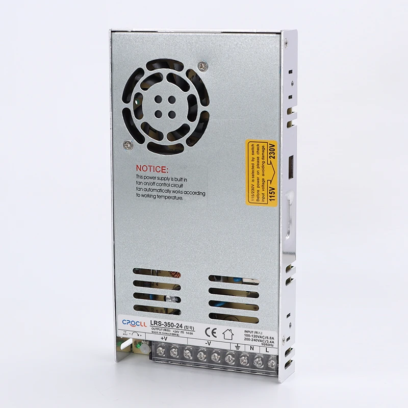 Electronic AC-DC Switching Power Supply Module LRS-350-24 350W CE/RoHS for -10-50C Industrial Use