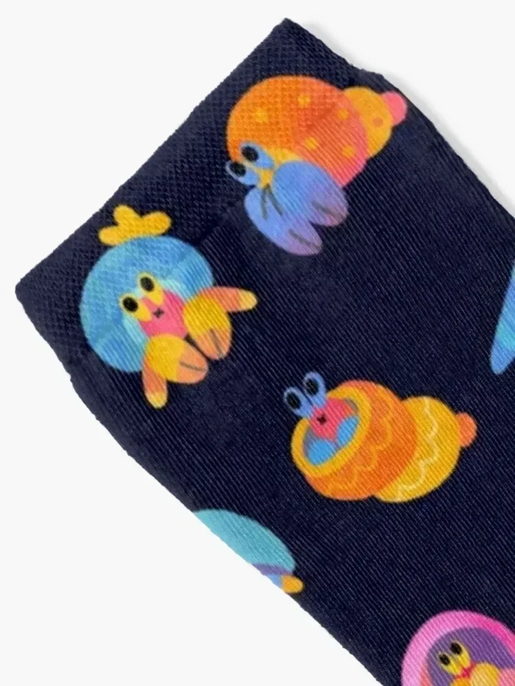 جوارب Hermit Crab هدية مضحكة على الأرض جوارب رياضية كلاسيكية مخصصة للرجال والنساء