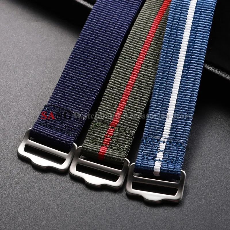 Bracelet militaire en toile et Nylon de 20mm 22mm, pour Seiko, Omega, Bracelet de montre en Nylon pour Tudor, universel, pour hommes et femmes