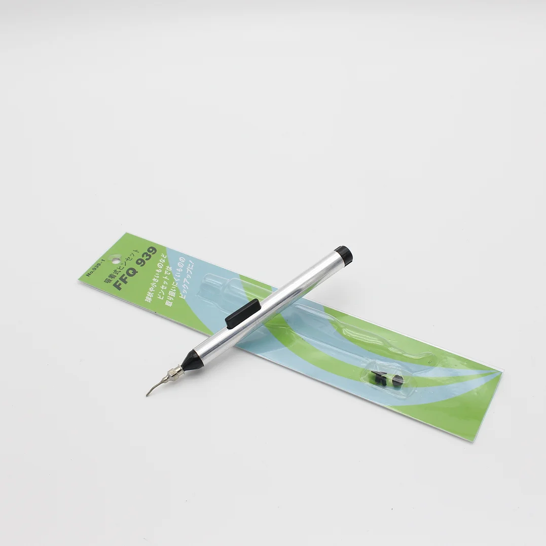 Lápiz de Succión al Vacío para Componentes IC, Herramienta Manual para Recoger Soldadura, Alternativa a las Pinzas con 3 Tamaños de Boquillas de Succión