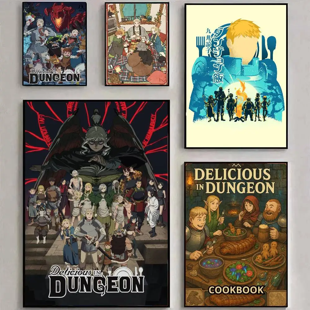 D-Delicious In D-Dungeon Cartoon Animation Art Sticky Wall Waterproof Home Living Room Bedroom Bar Aesthetic Decoration