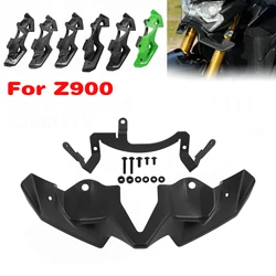 For Kawasaki Z900 Z 900 2020-2024 Front Downforce Spoiler Naked Frontal Spoilers Winglet Aerodynamic Wing Deflector Kit