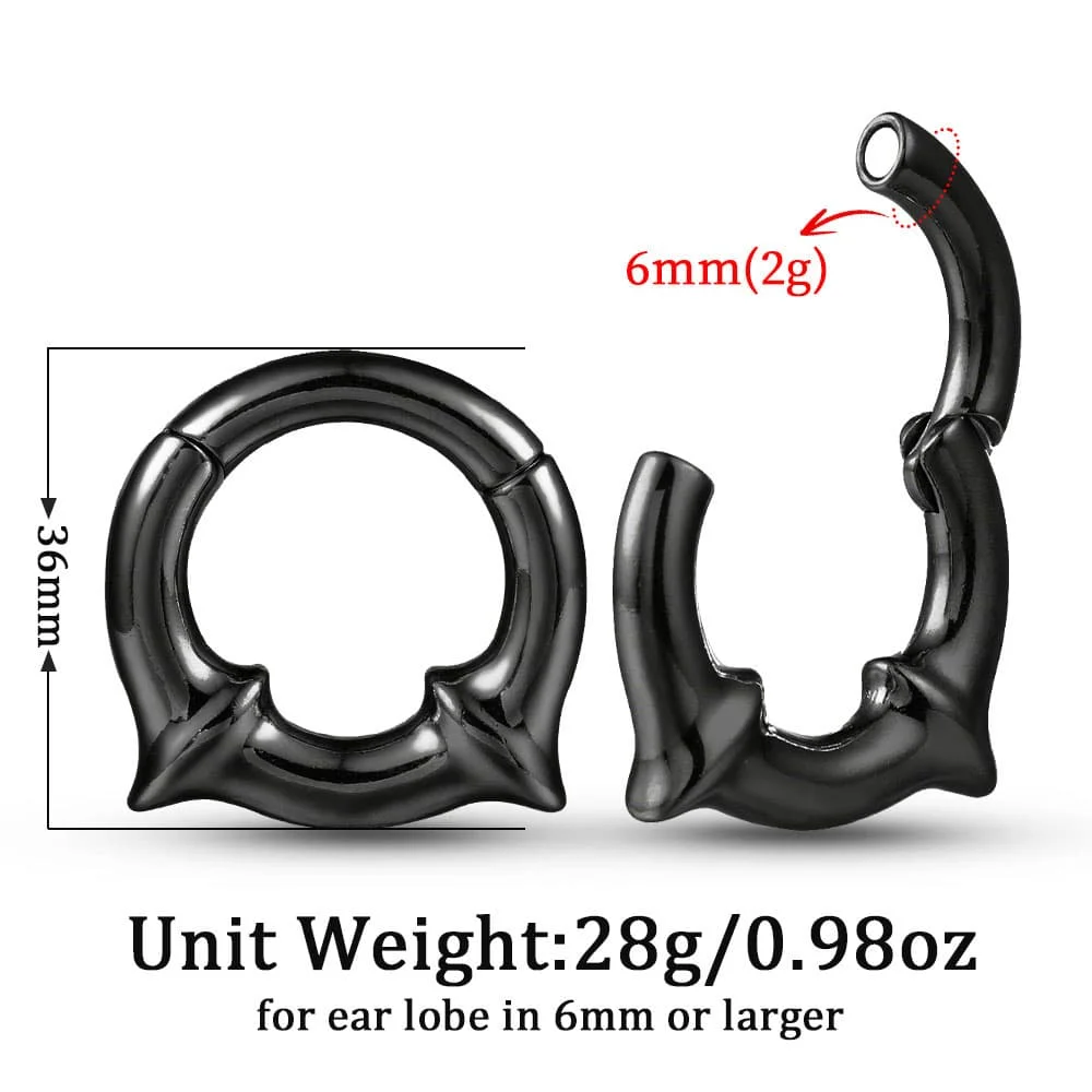 Giga 1/2Pcs Ear Weights Hanger Gauges for Body Piercing