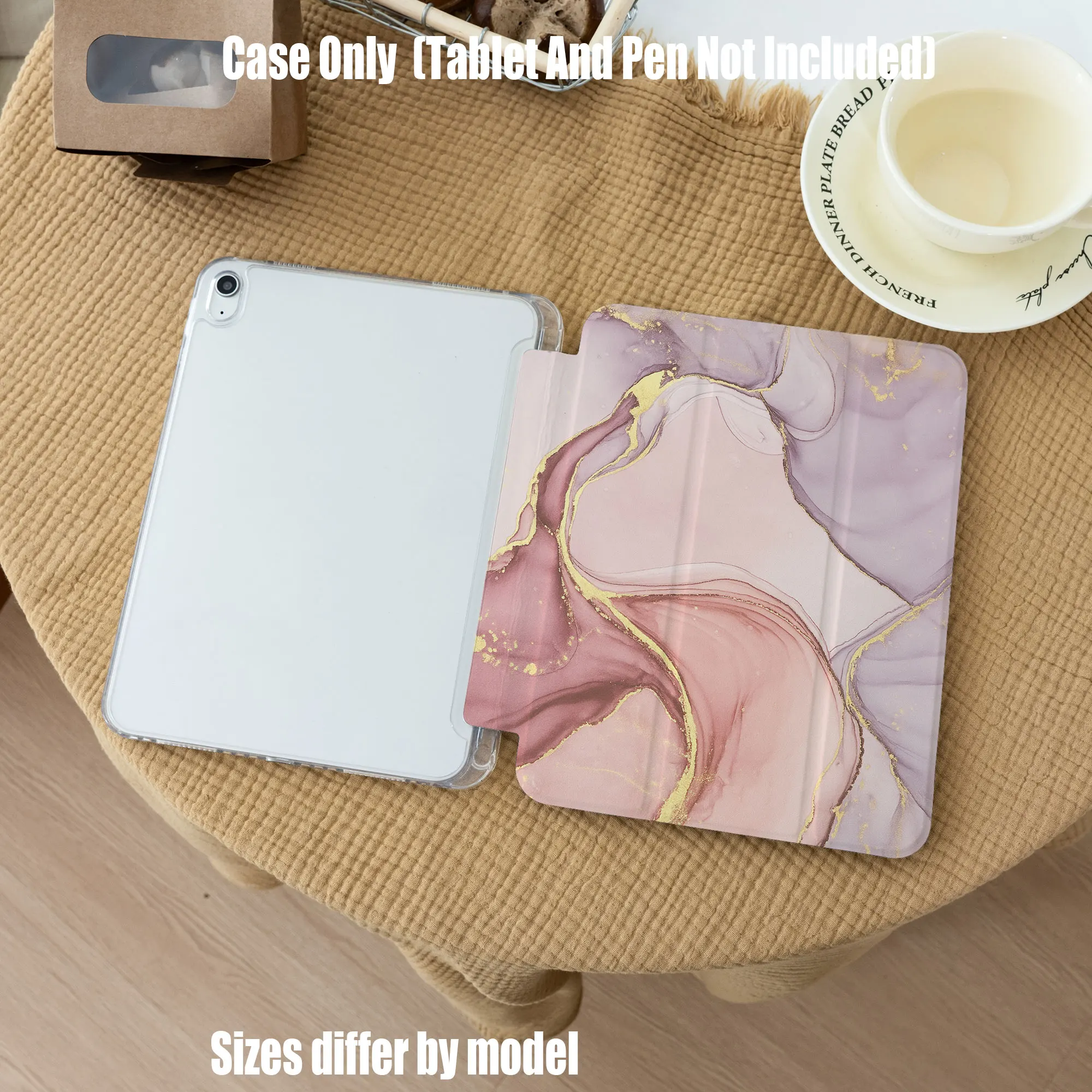 

Slim Fit Premium TPU Tablet Cover, Shockproof Durable Lightweight Protective Case for iPad Samsung Huawei Honor Redmi Xiaomi