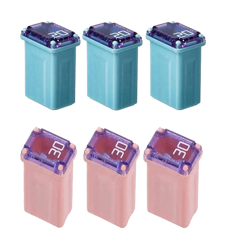 10 PCS 20Amp 30Amp Miniature Box Fuses FMM MCASE Type FMM Maxi Fuses Square Car Fuse (