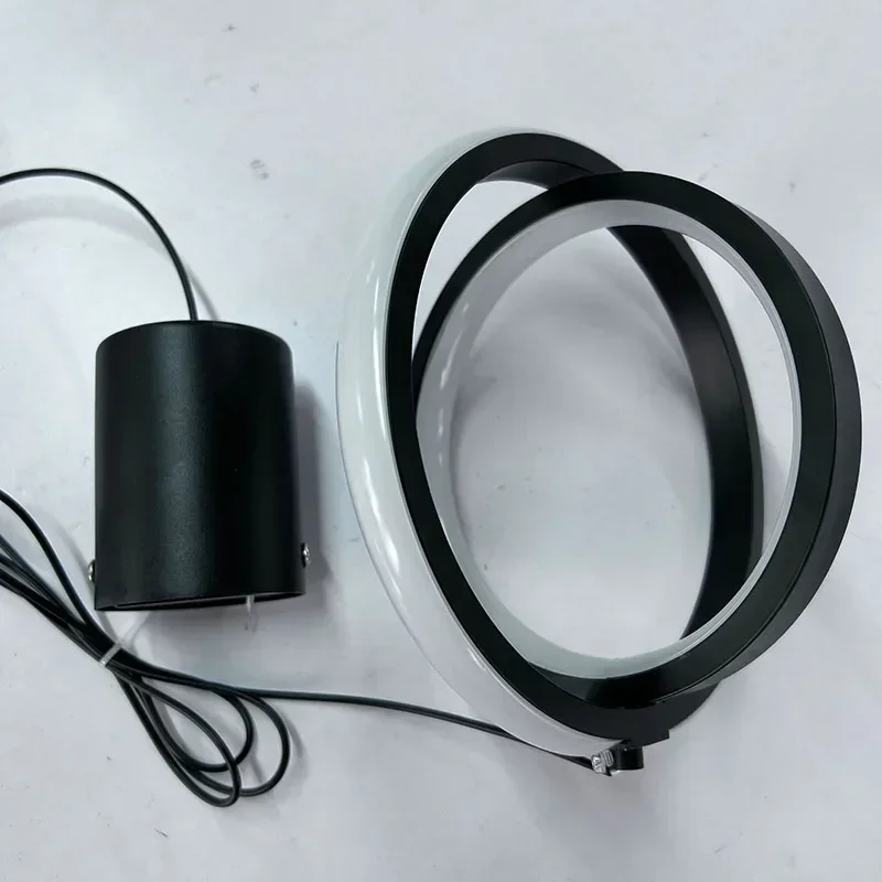 Simple Modern Led Pendant Lamp Black&Golde Hanging Lamp Pendant Lights For Living Room Kitchen Dining Room Bedroom Bedside