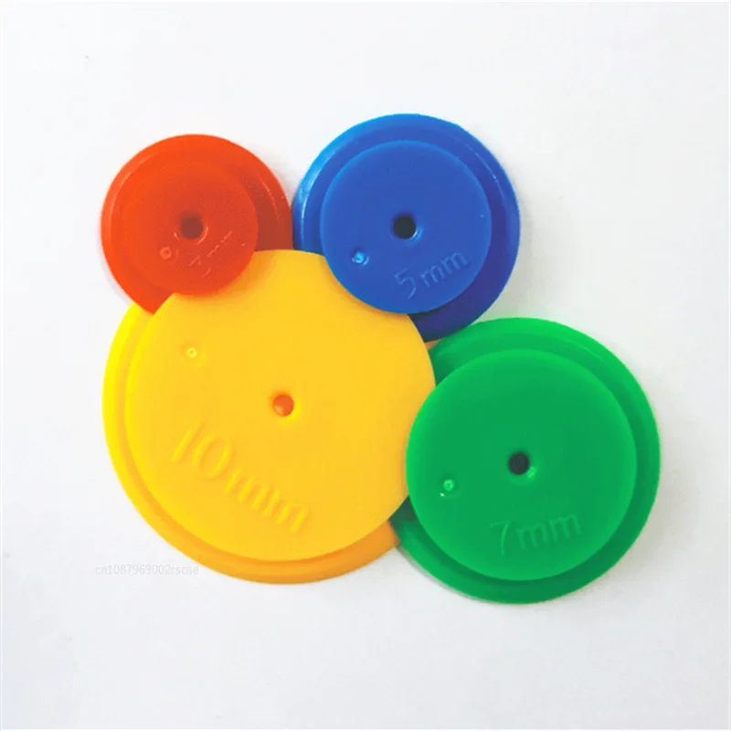 4 قطعة خليط و Quilting مسح تتبع التماس بدل عجلة الدوائر أنماط الخياطة خياط خط حلقة أداة الرسم المستديرة حاكم