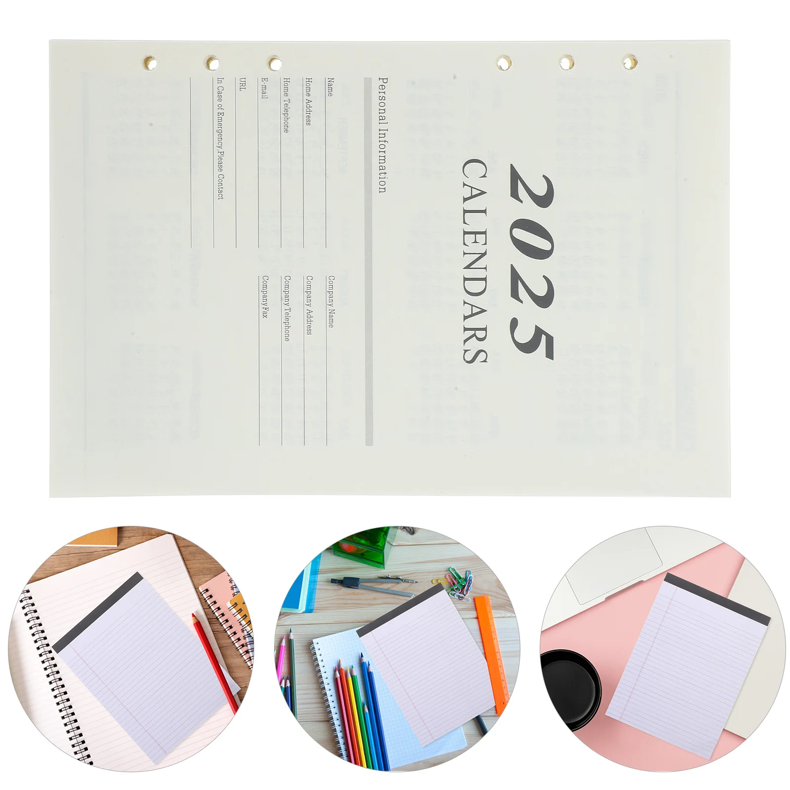 

4Pcs A4 Notepad Tear Thick Paper Smooth Writing Undated Portable Memo Pads Office Stationery Note Books