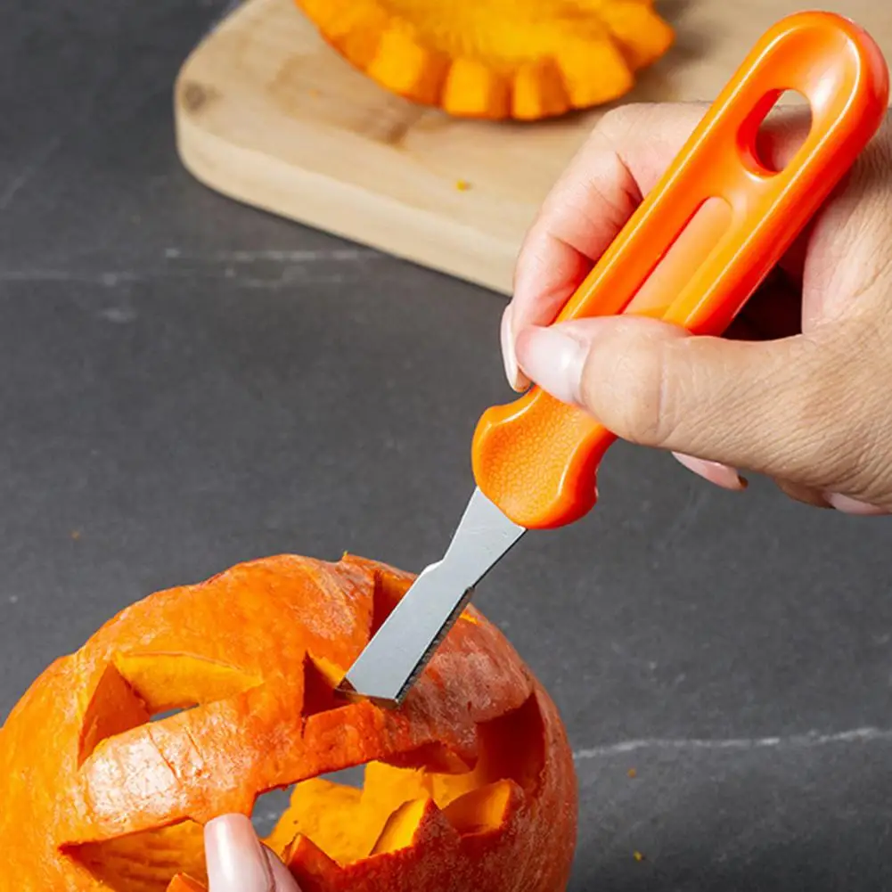 Non-slip Handle Carving Professional Pumpkin Carving Tools Set with Stainless Steel Blades Anti-slip Handles for Halloween