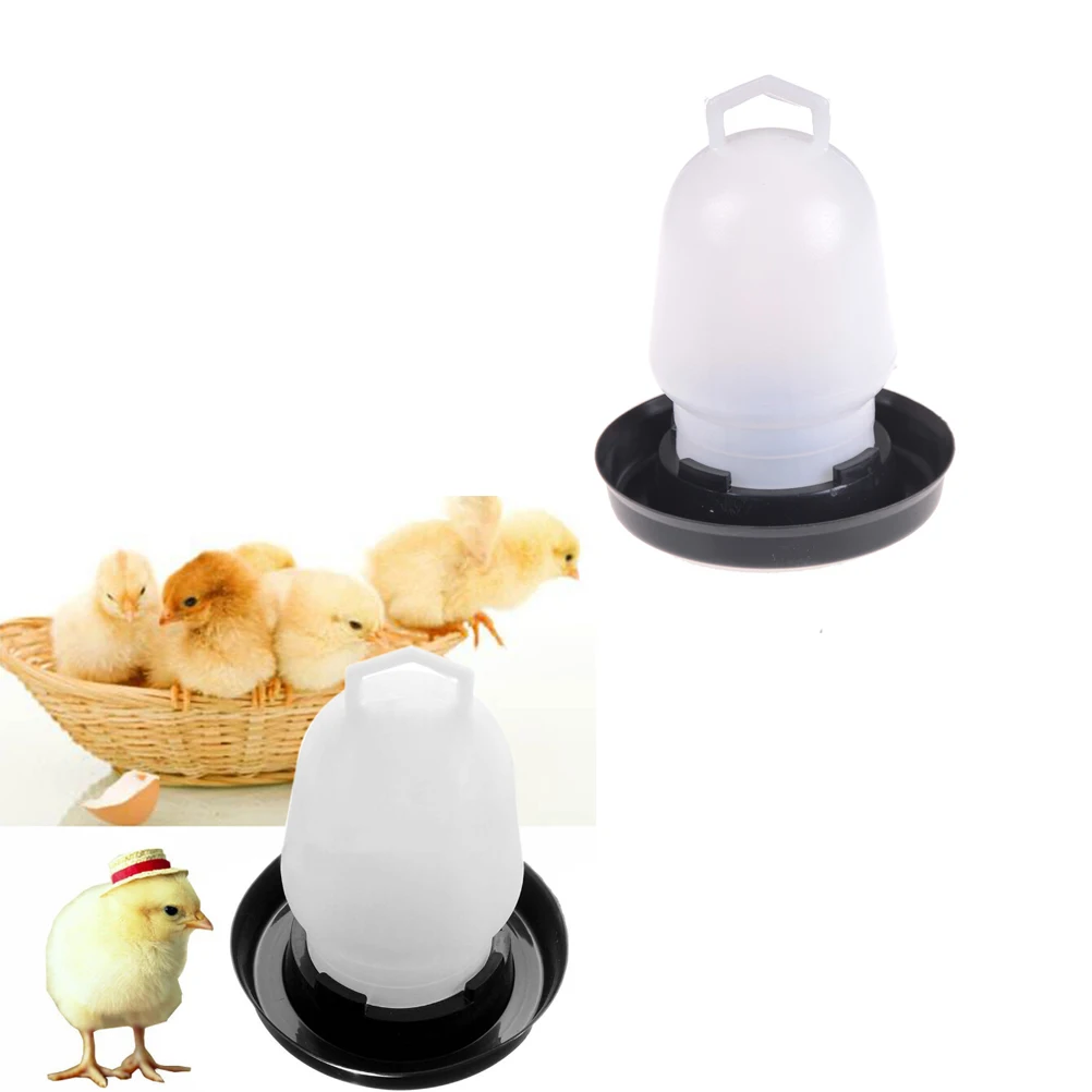 Small Chicken Waterer Automatic 300ML Chick Drinker Parrot Drinking Bowl Water Feeder Home Poultry Cup For Birds