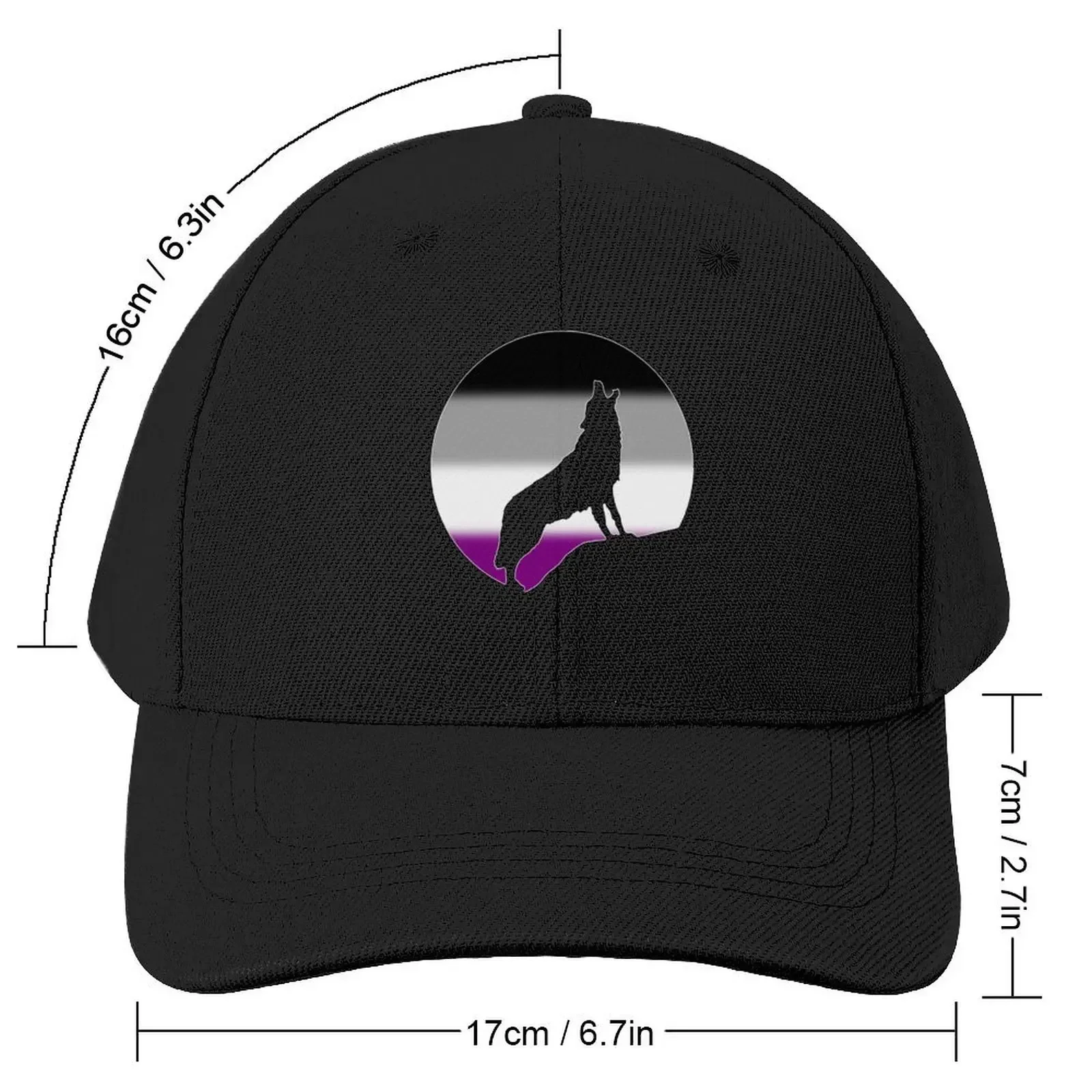 Asexual Howl Baseball Cap funny hat western Hat For Women 2025 Men's