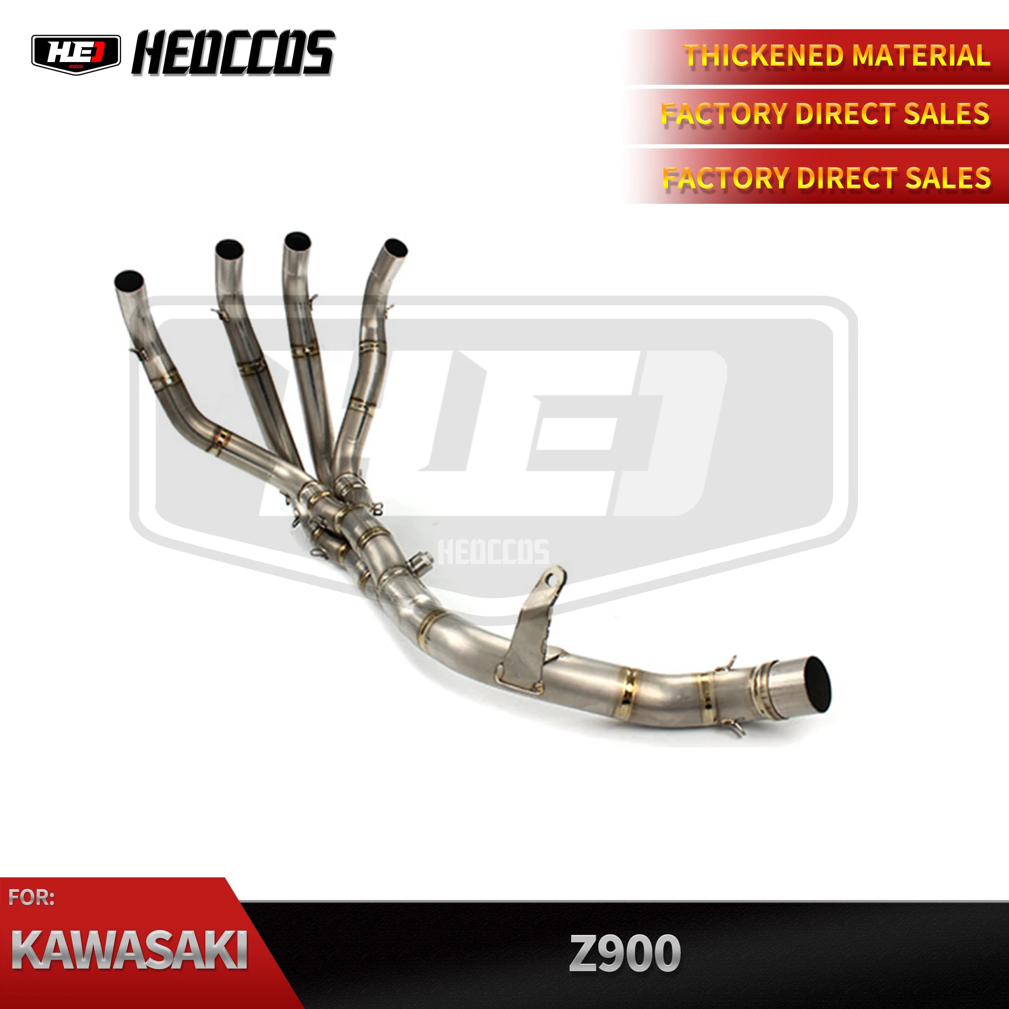 

HEO Motorcycle Exhaust System For Kawasaki Z900 2017~2019 Titanium Alloy Exhaust Front Pipe