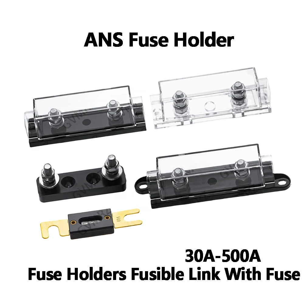 1Set 120 300 400 60 80 100  AMP ANL Fuse ANS Fuse Holder Bolt-on Fuse Automotive Fuse Holders Fusible Link With Fuse 275 500