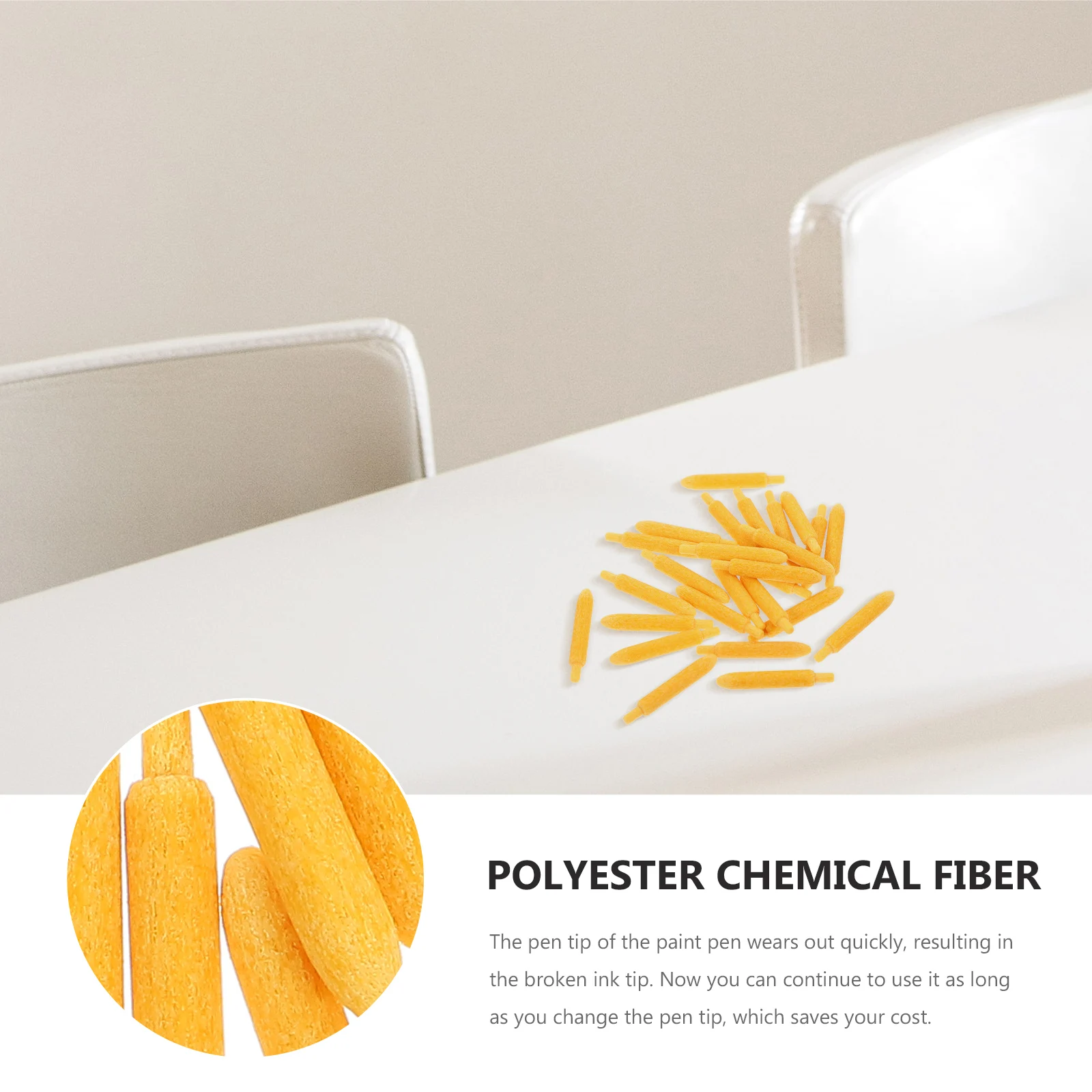 

25Pcs Paint Pen Tips Replacement Nibs Universal Fit for Marker Pens Portable Smooth Writing Craft Supplies Paint Pen Nibs