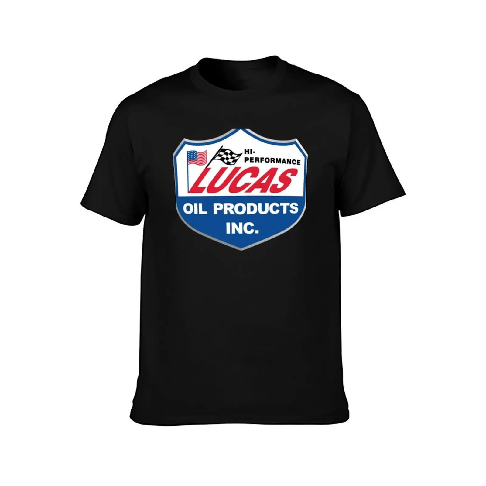 Lucas Oil Racing Logo T-Shirt, Summer Casual Cotton Tee, Oversized Streetwear Tops, Vintage Graphic Print, Unisex Men Women