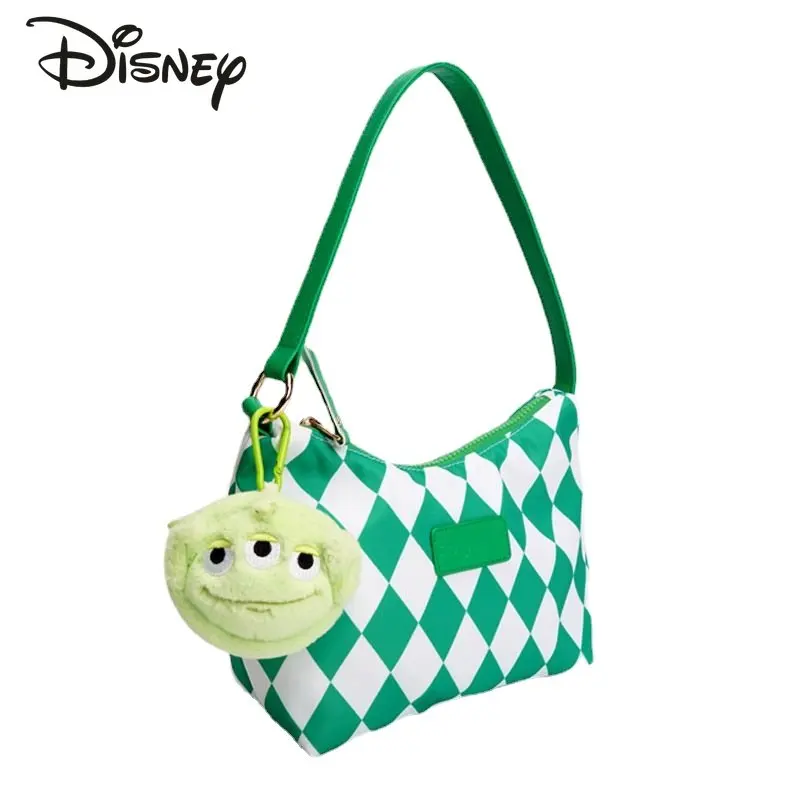 Disney 2023 New Women's Underarm Bag Fashion High Quality Women's Handbag Cartoon Cute Personalized Design Girl Shoulder Bag