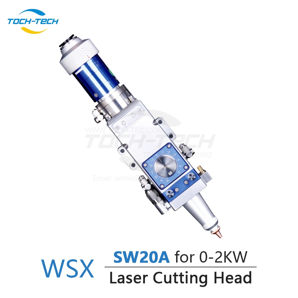 

TOCHTECH WSX Fiber Laser Cutting Head SW20A for 0-2kw Manual Focus F125/150/200mm Focusing Lens