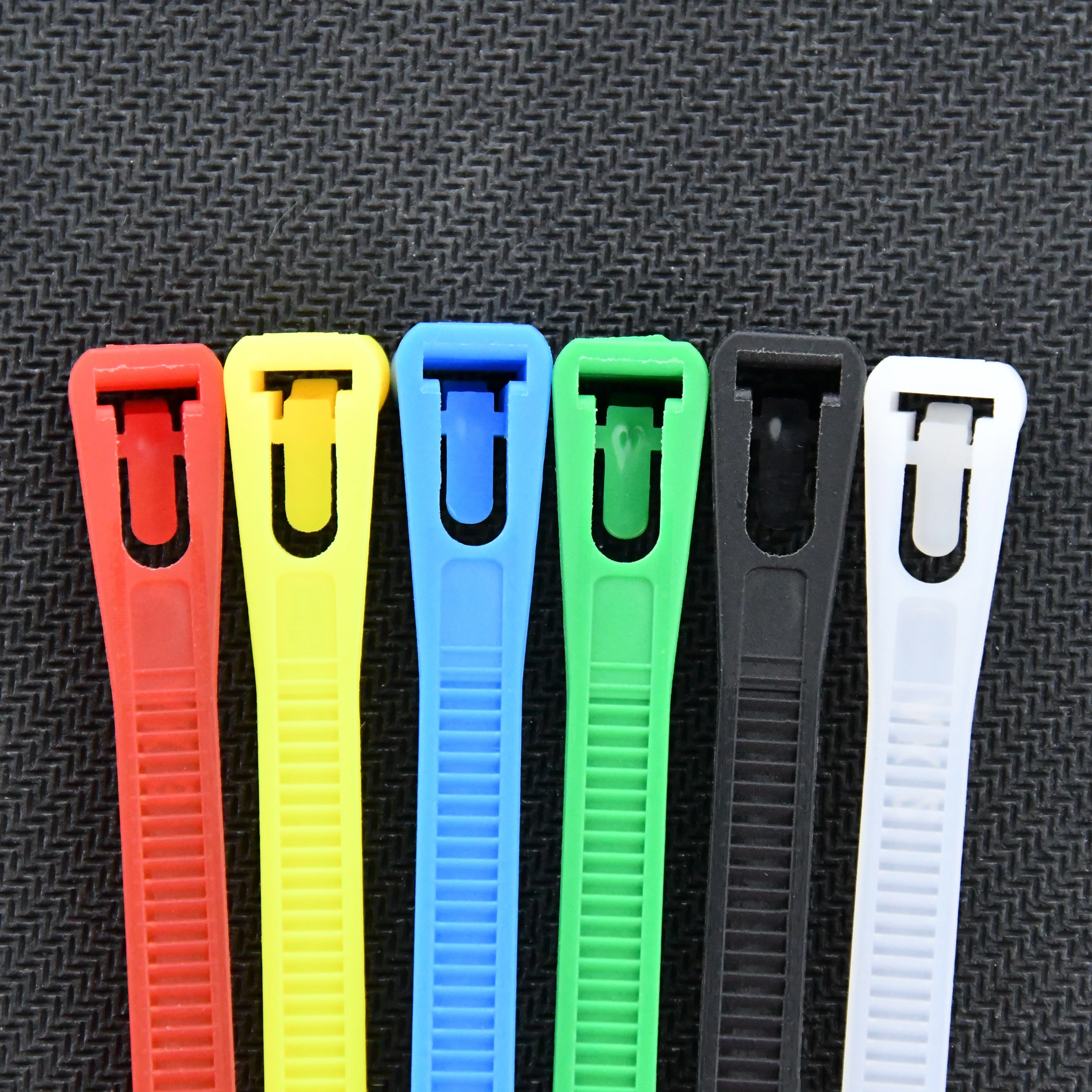 

4.8mm* 200 mm Releasable reusable nylon cable tie red/yellow/blue/green/black/white