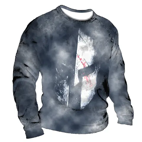 क्रूसेडर ग्राफिक टी-शर्ट पुरुषों की लंबी आस्तीन वाली टी-शर्ट फॉल विंटेज टॉप 5xl प्रिंट 3डी नाइट टीज़ कैज़ुअल ओवरसाइज़्ड ढीले कपड़े 10 best sales जेहादी - №9