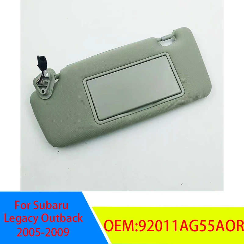 Car Front Left Side Sun Visor Sunshade With Mirror 92011AG55AOR For Subaru Legacy Outback 2005 2006 2007 2008 2009