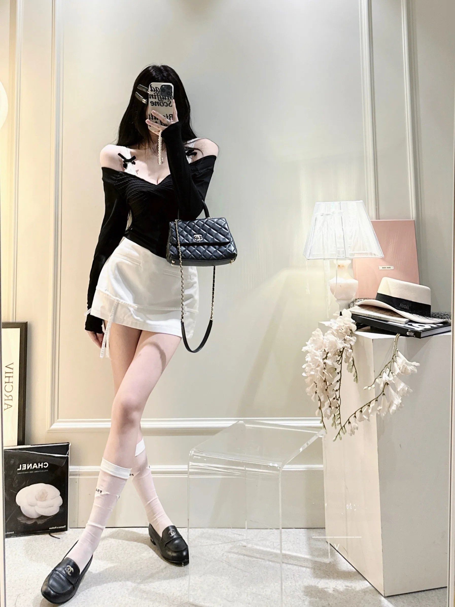 

Beau Formula Sweet Heart Korean Sle Pure Desire Lace Splice V-ne Slim Fit Long Sve Комплект из двух предметов для молодых девушек