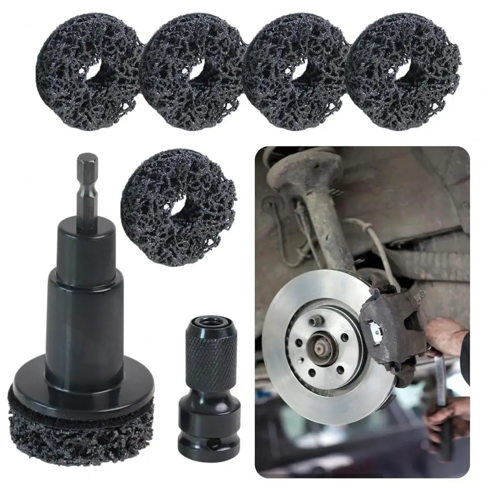 أداة إزالة مسمار مجموعة صيانة السيارات لإزالة الصدأ الدقيق محور العجلة أداة إعادة تسطيح لدوار مسمار سريع #6