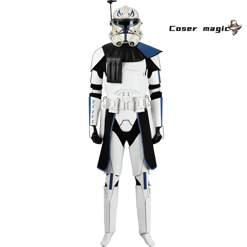 The Clone Wars Captain Rex Cosplay Costume Leather Clone Outfit Full Set Halloween Carnival Party Christmas Play Role Clothes