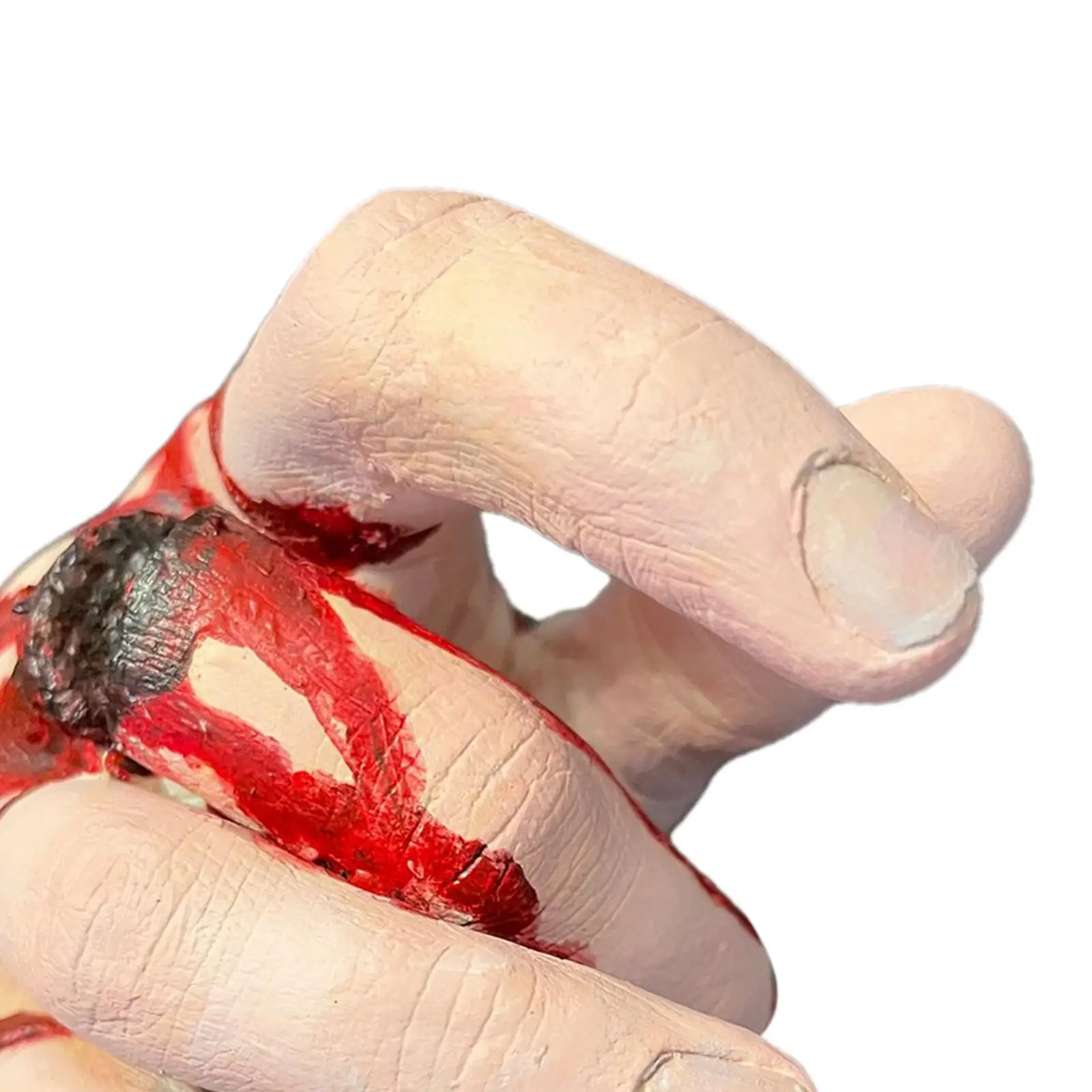 Halloween Decorations Life Size Severed Props Scary Hand Statue Bloody Hand