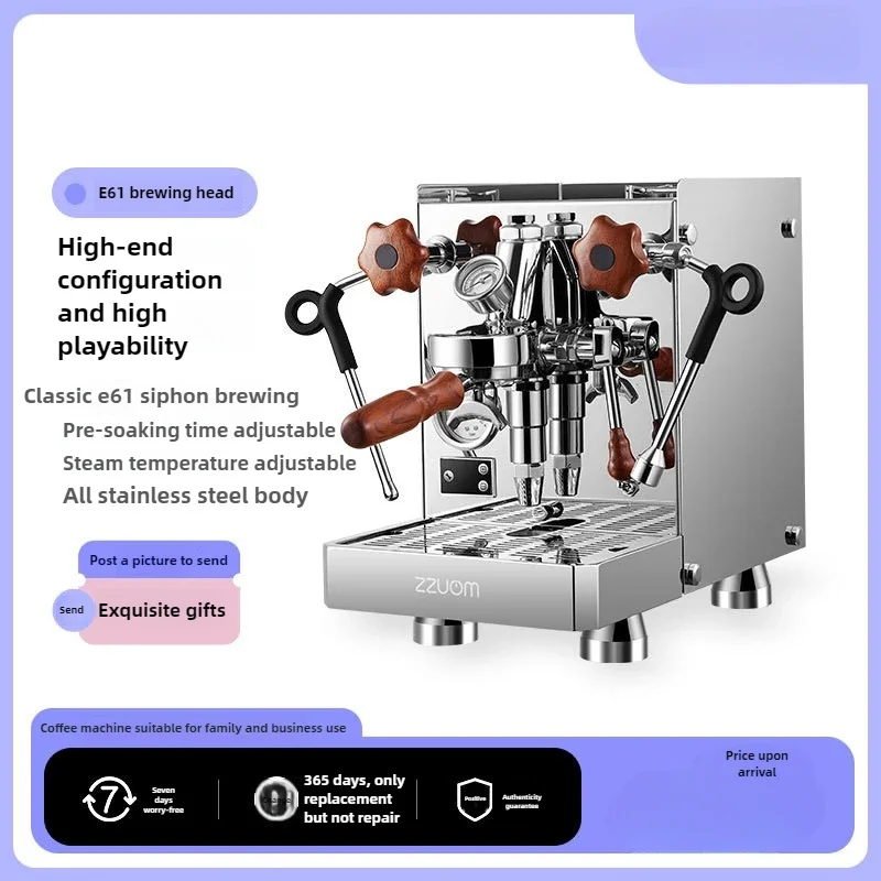 Cross-border Foreign Trade Commercial Coffee Machine Double Boiler High Pressure Steam Semi-automaticcoffee Machine