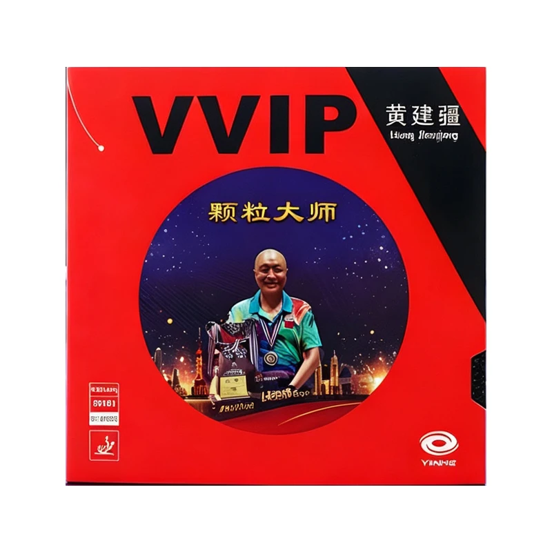 YINHE Long Pips OX VVIP Huang Jianjiang Leileilei Yong Tischtennisbelag Moxa Gummi-Technologie Pingpong-Belag ITTF-Zugelassen