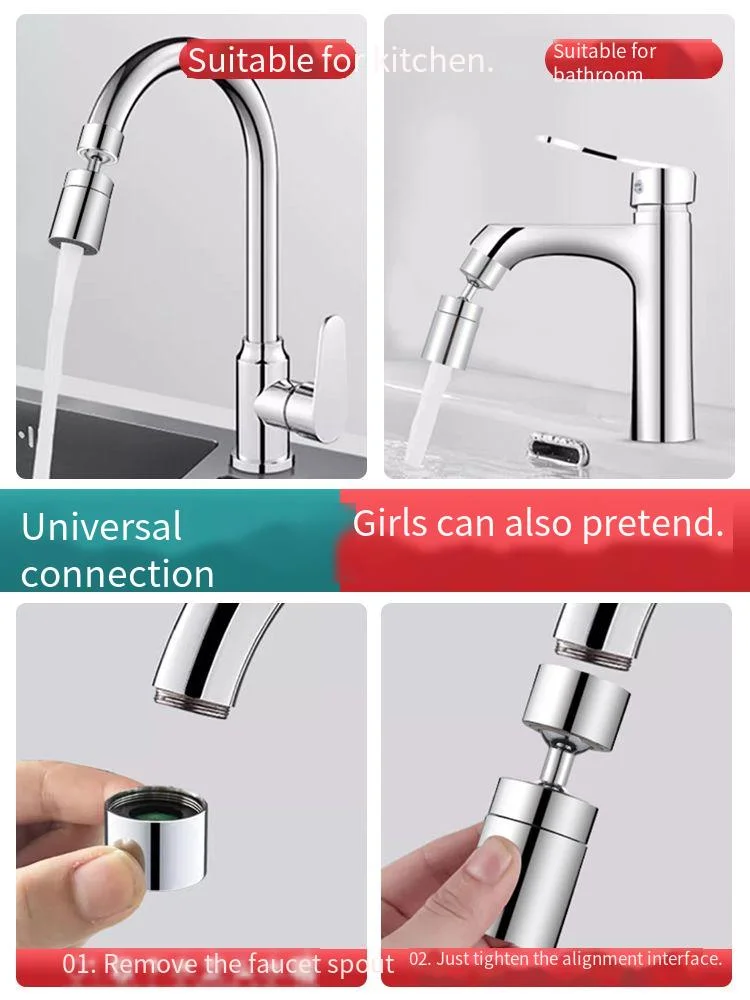 Universal Kitchen Faucet Extender, Anti-Splashing Artefato, Conector Universal, Aerador Rotativo, Vientiane Outlet Água