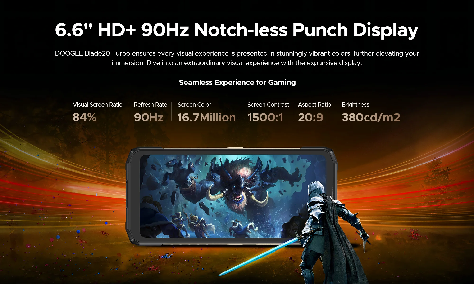 DOOGEE Blade20 Turbo 5G Rugged Smartphone Android 15 Gemini Al 6.6'' HD+ 8GB 256GB AI Dual Camera 10300mAh Battery Mobile Phone