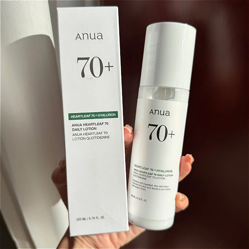 Anua 70 % Houttuynia beruhigende Feuchtigkeitslotion 200 ml spendet Feuchtigkeit und nährt die Hautkosmetik