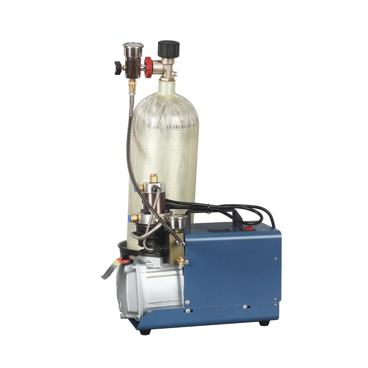 

High pressure pump 30mpa automatic shutdown compressor 310bar water cooling 4500p