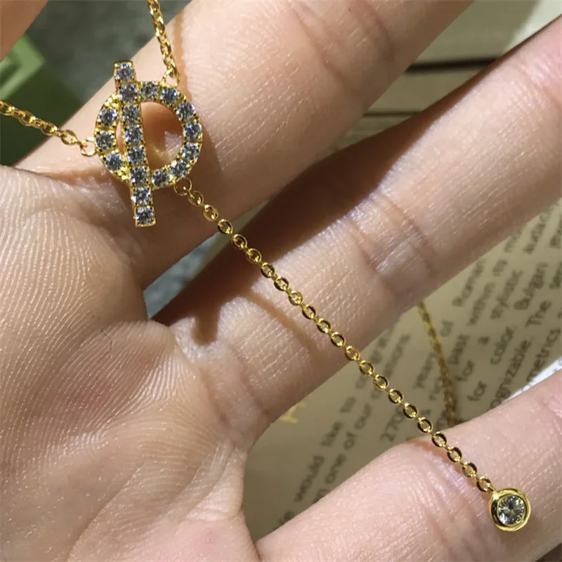 2025 High-end Design Enamel Pendant Necklace Women's Elegance Clavicle Chain Exquisite Gift Jewelry