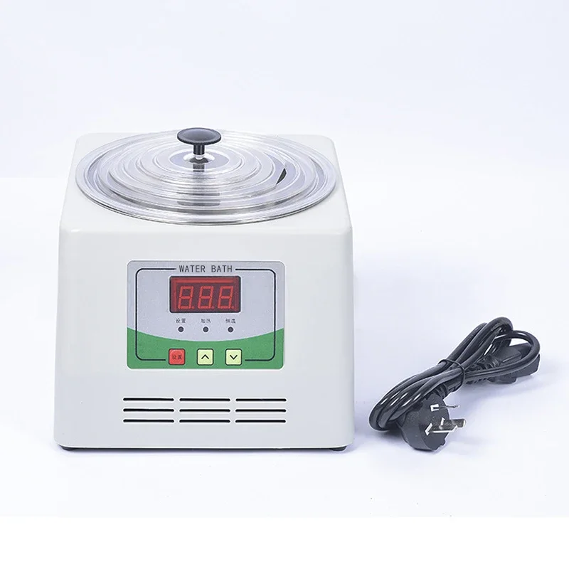 Digital Thermostat Water Bath Hot Bath Pot Single Hole Microcomputer Controlled Laboratory Water Bath Dental Lab Equipment HH-1