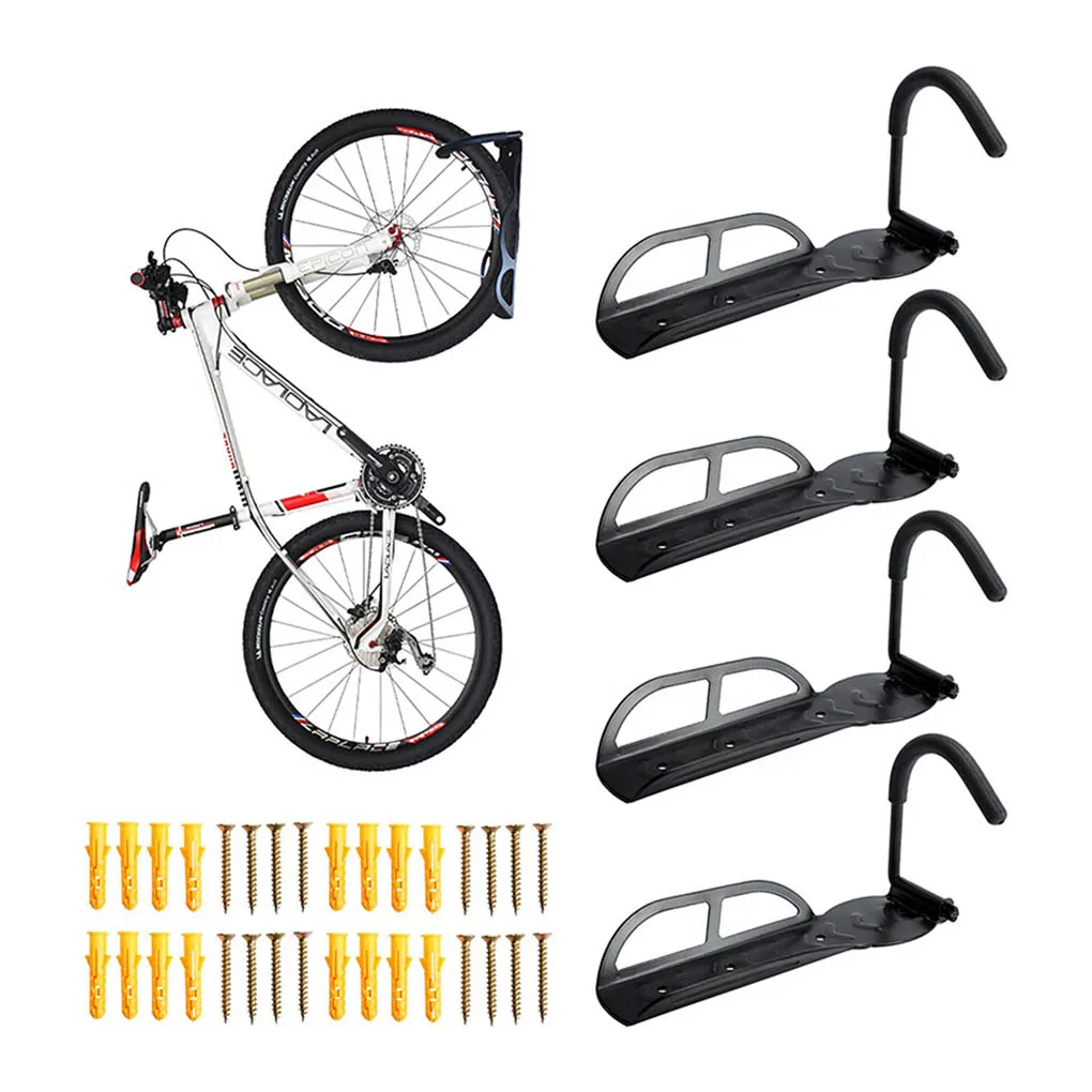 Universal Mountain Bike Wall Mounted Rack Nonslip Vertical Holder Hanger