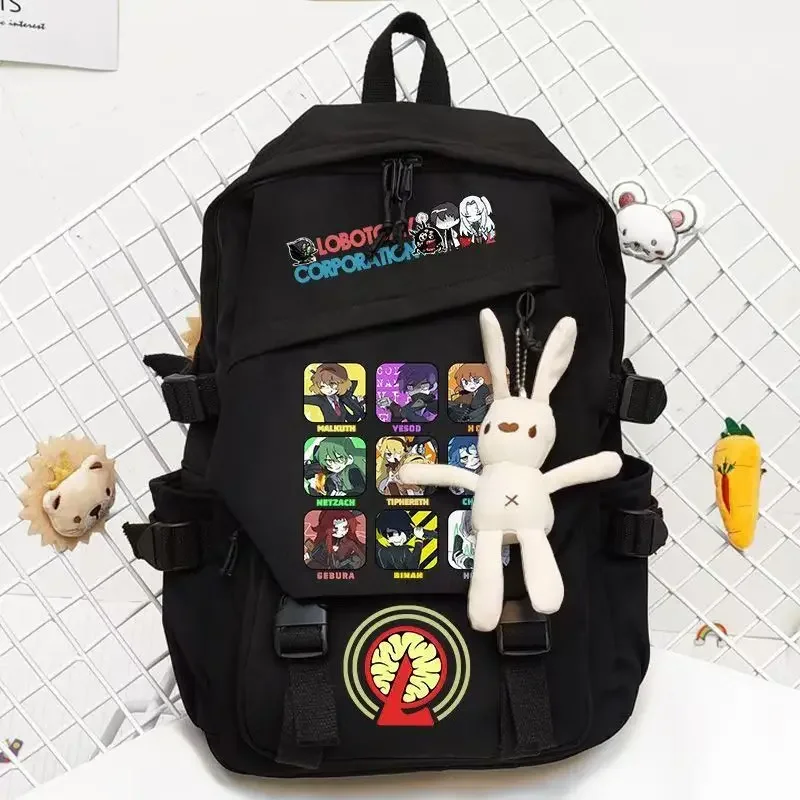 New Anime Lobotomy Corporation Schoolbag Backpack High-capacity Shoulder Bag Cosplay Student Teenage Gift