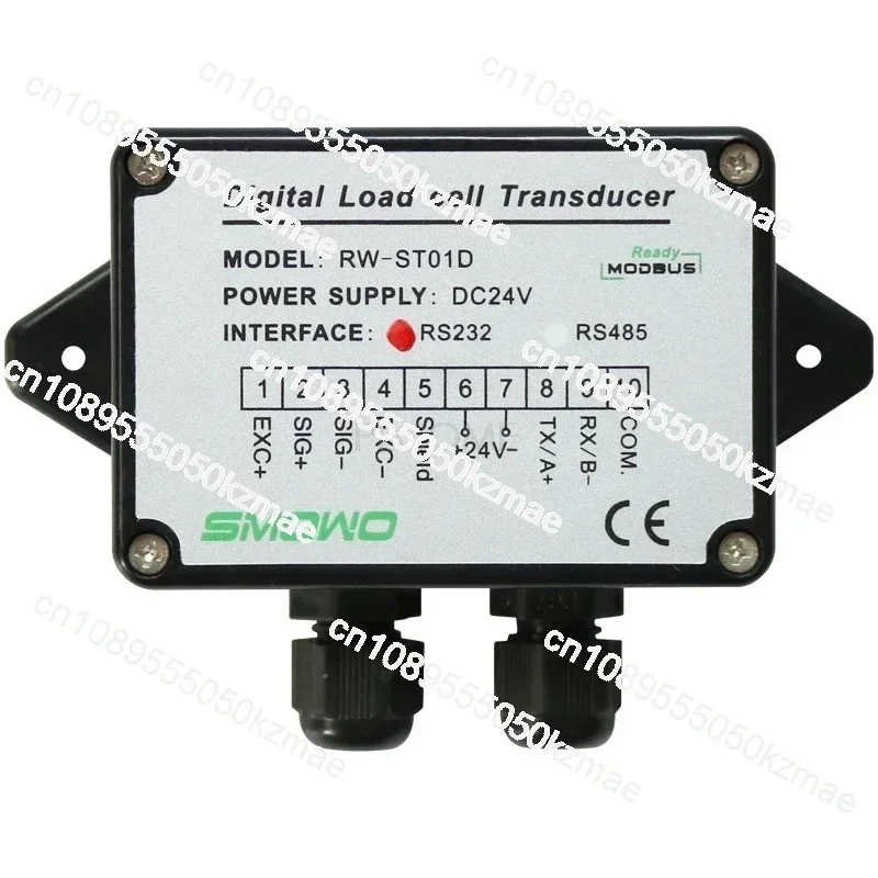 Load Cell Amplifier 24-bit AD Weighing Transmitter Weight Sensor Voltage Current Converter RS232 or RS485 Modbus RTU